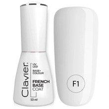 Hübriidne küünealus Clavier Nailsology French Base F1 Milky Way, 8 ml