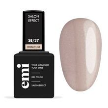 Geellakk E.Mi E.MiLac Salon Effect, 37 Beige with Glitter, 9 ml