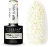 Hübriidne küünelakk Claresa Top Bubble Gold Matt, 5 ml