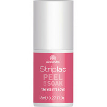 Küünelakk Alessandro Striplac Peel Or Soak, 136 Yes Its Love, 8 ml