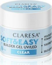 Küünte ehitusgeel Claresa Soft & Easy Builder Gel, Clear, 90 g