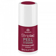 Küünelakk Alessandro Striplac Peel Or Soak, 143 Elegant Rubin, 8 ml