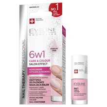 Küünepalsam Eveline Nail Therapy 6in1 Care & Colour, Sparkling Pink, 5 ml