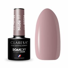 Kauapüsiv hübriidküünelakk Claresa, Nude 117, 5 g