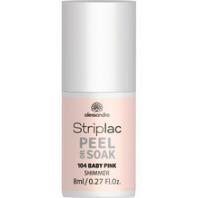 Küünelakk Alessandro Striplac Peel Or Soak, 104 Baby Pink - Shimmer, 8 ml