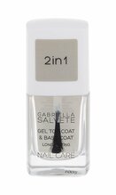Küünelakk Gabriella Salvete Nail Care Gel 2in1 Top and Base Coat, 11 ml