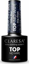 Küünelaki pealislakk Claresa Top No Wipe Glitter Blue, 5 g