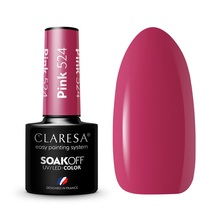 Hübriidküünelakk Claresa Soak Off UV/LED, Pink 524, 5 g