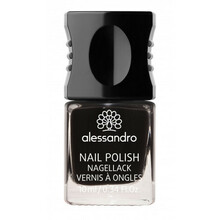 Küünelakk Alessandro Nail Polish, 177 Midnight Black, 10 ml