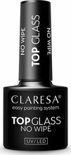 Hübriidküünelaki pealislakk Claresa Top Glass No Wipe, 5 g
