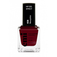 Küünelakk E.Mi Nail Polish Gel Effect, Beaujolais, 6 ml