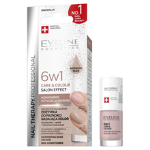 Küünepalsam Eveline Nail Therapy 6in1 Care & Colour, Shimmering Nude, 5 ml