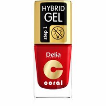 Geelküünelakk Delia Cosmetics Coral, 01 Red, 11 ml