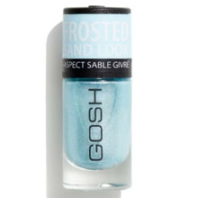 Küünelakk Gosh Glittery Matt Finish, 06 Frosted Soft Blue, 8 ml