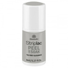 Küünelakk Alessandro Striplac Peel or Soak, 153 Grey Elegance, 8 ml