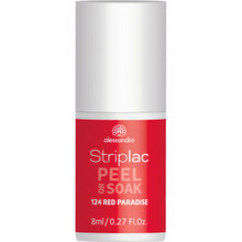 Küünelakk Alessandro Striplac Peel Or Soak, 124 Red Paradise, 8 ml