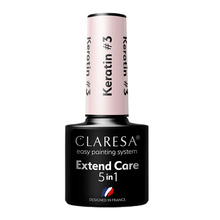 Hübriidgeellaki aluslakk Claresa Extend Care 5 in 1 Keratin, 3, 5 g