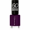 Küünelakk Rimmel 60 Seconds Super Shine, 345 Black Cherries, 8 ml