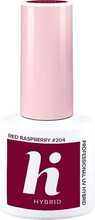 Hübriidküünelakk Hi Hybrid, 204 Red Raspberry, 5 ml