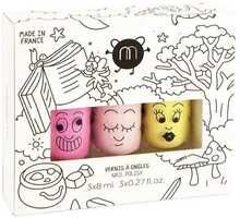 Laste küünelakikomplekt Nailmatic Magic Forest, Dolly + Bella + Lulu, 3x8 ml