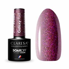Hübriidküünelakk Claresa Galaxy Red, 5 g