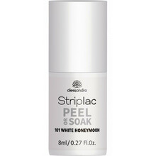 Küünelakk Alessandro Striplac Peel Or Soak, 101 White Honeymoon, 8 ml