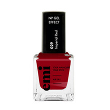 Küünelakk E.Mi Nail Polish Gel Effect, Imperial Red, 6 ml