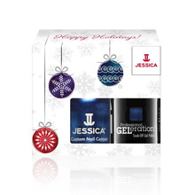Küünelakikomplekt Jessica Custom Colors Light Up The Sky 14.8 ml + Professional GELeration Semi-Permanent Light Up The Sky, 15 ml