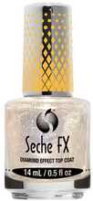 Pealislakk SECHE FX Diamond Effect, kuldne, 14 ml