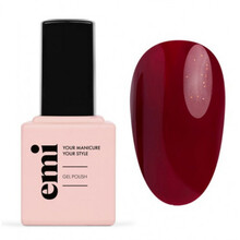 Geellakk E.Mi E.MiLac Color Gel Polish, 018 Winter Cherry, 9 ml