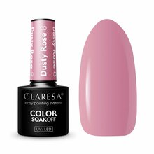 Hübriidküünelakk Claresa Dusty Rose, 8.5 g