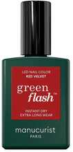Küünelakk Manucurist Green Flash, Red Velvet, 15 ml