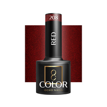 Geellakk Ocho Nails, Red 208, 5 g