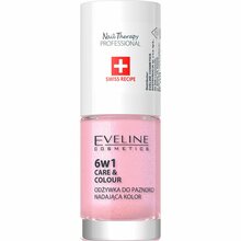 Küünepalsam Eveline Cosmetics Nail Therapy Care & Colour, Shimmer Pink, 5 ml