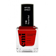 Küünelakk E.Mi Nail Polish Gel Effect, Ferrari Red, 6 ml