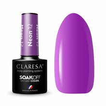 Kauapüsiv hübriidküünelakk Claresa Neon, 12, 5 g