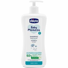 Laste šampoon Chicco Baby Moments, 500 ml