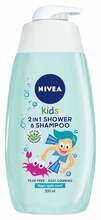 Laste dušigeel ja šampoon Nivea Kids 2in1, 500 ml
