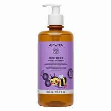 Laste šampoon Apivita Blueberry & Honey, 500 ml