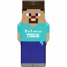 Dušigeel ja šampoon Minecraft 2in1 Steve, 400 ml