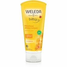 Laste šampoon ja dušigeel saialillega Weleda Calendula Baby, 200 ml
