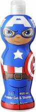 Dušigeel ja šampoon Air-Val Captain America 2in1, 400 ml