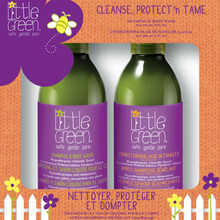 Laste juuksehoolduskomplekt Little Green Cleanse, Protectn Tame, 240 ml