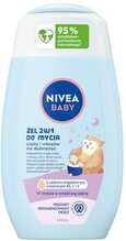 Beebi 2in1 pesugeel keha ja juuste pesemiseks Nivea Baby, 200 ml