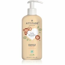 Dušigeel ja šampoon ATTITUDE Baby Leaves, 473 ml