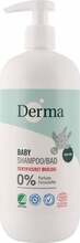 Šampoon ja pesugeel lastele Derma Eco Baby, 500 ml