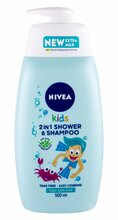 Dušigeel ja šampoon lastele Nivea 2in1, 500 ml