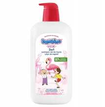 Laste 3in1 šampoon, dušigeel ja vannivedelik Bambino Flamingo, 1000 ml