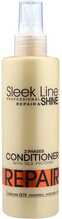 Kahefaasiline juuksepalsam Stapiz Sleek Line Repair, kuivadele ja kahjustatud juustele, 200 ml