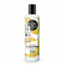 Juuksepalsam Organic Shop Banana Refillin, normaalsetele juustele, 280 ml